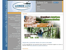 Tablet Screenshot of leinen-los.de